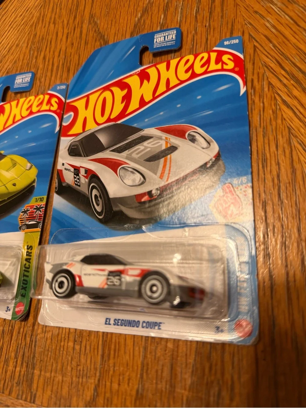 Kids Toy Car Set - Lime Green Lamborghini & White Racing Coupe